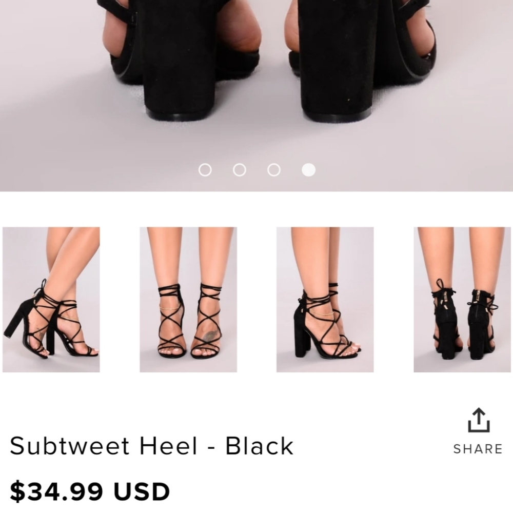 Fashion Nova Subtweet Heels